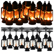 Girlanda Swietlna Lampki Dekoracyjne Led 10 szt Latarenki Ogrodowe 10cm 5m