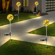 Lampy Lampki Solarne Ogrodowe Wbijane Lampa Led Kula Wodoodporne 4 szt  (14)