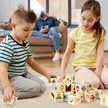 KLOCKI EDUKACYJNE PIANKOWE NAUKA ANGIELSKIEGO DLA DZIECI 20 ELE. (8)
