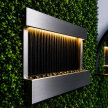 Wisząca Ściana Ścianka Wodna Fontanna Kaskadowa LED RGB Kolory 120x60x13cm (8)