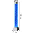 Kolumna Lampka Stojąca Lampa Słup Wodna Bąbelkowa Led RGB 180x15cm Pilot (7)