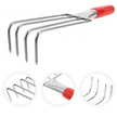 Grabki Ogrodowe Ogrodnicze Metalowe Pazurki do Grabienia Spulchniania 4 Zębne 32 cm (5)
