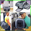 Torba Transportowa Kota Psa Transporter Rozkładany do 8kg Duży Wentylacja (8)