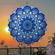 Wisząca Błystka Ozdoba Łapacz Wiatrowa 12” Mandala 3D do Ogrodu Pokoju  (15)