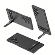 Plecki Etui Ochronne Cienkie z Podstawką do Samsung S24 Ultra Czarne (1)