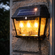 Lampa Solarna Led Potrójna Kinkiet Ogrodowy Elewacyjny z Czujnikiem Ruchu  (14)