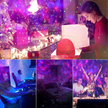 Projektor Gwiazd Jajo Dinozaura z Głośnikiem Galaktyki Lampka LED Nocna USB (9)