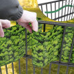 4 x Taśma Ogrodzeniowa 19cm x 35m Osłona Panelowa na Ogrodzenie Płot UV Liście (8)