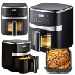 Frytkownica Beztłuszczowa Air Fryer 5L Frytownica 1500W 8 Programów Mocna