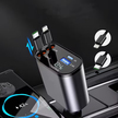 Ładowarka Samochodowa USB C IOS Przegub Zwijak 100W Szybkie Ładowanie 80 cm (9)