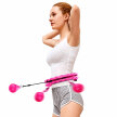 Hula Hop Hulahop z Obciązeniem i Wypustkami Odchudzające Plus Size Składane (11)