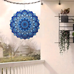 Wisząca Błystka Ozdoba Łapacz Wiatrowa 12” Mandala 3D do Ogrodu Pokoju  (10)