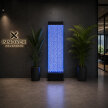 Wolnostojąca Ściana Ścianka Wodna Bąbelkowa Fontanna LED RGB Kolory 150x39x26cm (8)