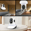 Kamera Bezprzewodowa Obrotowa 360 Niania Elektroniczna WiFi do Monitoringu  (10)