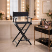 Krzesło do Makijażu Aluminiowe Kosmetyczne Reżyserskie Make-Up Składane  (12)