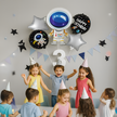 Zestaw Balonów Foliowych na Urodziny Kosmos Astronauta Gwiazdy 5 szt  (9)