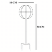 Pergola Ogrodowa Tarasowa Metalowa Podpora do Pnączy Róż Kwiatów 50x10cm zielona (4)