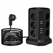 Listwa Zasilająca Stojąca Ochronna Odgromowa 12 Gniazd + 5 Portów Usb Reset (2)