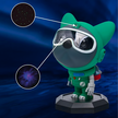Projektor Laserowy Kosmosu Led Astronauta Psi Patrol 360° Lampa Gwiazdy  (10)