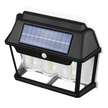 Lampa Solarna Led Potrójna Kinkiet Ogrodowy Elewacyjny z Czujnikiem Ruchu  (4)