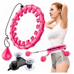 Hula Hop Hulahop z Obciązeniem i Wypustkami Odchudzające Plus Size Składane