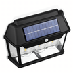 Lampa Solarna Led Potrójna Kinkiet Ogrodowy Elewacyjny z Czujnikiem Ruchu  (5)