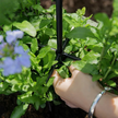 Pergola Ogrodowa Tarasowa Metalowa Podpora do Pnączy Róż Kwiatów 50x10cm Czarna (12)