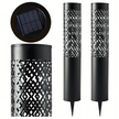 Lampa Ogrodowa Solarna Wbijana Słupek 71cm Dekoracyjna Pochodnia Latarnia 2szt.
