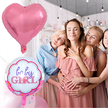 Balony na Baby Shower Bobas Dziewczynka Baby Girl Zestaw 5 szt Gwiazdki  (9)