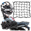 Siatka Guma Bagażowa na Kask Kufer Quad Motocyklowa Rowerowa Haki 30x30cm  (1)