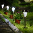 Zestaw Lamp Lampy Ogrodowe Solarne Wbijane Wodoodporne 41cm Zewnętrzne 6szt. (15)
