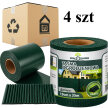 4 x Taśma Ogrodzeniowa 19cm x 35m Osłona Panelowa na Ogrodzenie Płot UV Zielona (1)