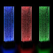 Wolnostojąca Ściana Ścianka Wodna Bąbelkowa Fontanna LED RGB Kolory 150x39x26cm (6)
