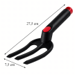 Widełki Ogrodowe Pazurki Ogrodniczen do Sadzenia Pielenia Spulchniacz 27,5cm (8)