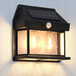 Lampa Solarna Led Podwójna Kinkiet Ogrodowy Elewacyjny z Czujnikiem Ruchu  (13)