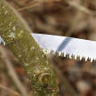 Piła Ręczna do Gałęzi Drewna Drzewa z Hakiem Piłka Ogrodowa Stalowa 40cm  (6)