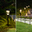 Zestaw Lamp Lampy Ogrodowe Solarne Wbijane Wodoodporne 41cm Zewnętrzne 6szt. (10)