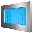 Wisząca Ściana Ścianka Wodna Bąbelkowa Fontanna LED RGB Kolory 95x55x11,5cm (3)