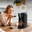 Ekspres do Kawy Kapsułkowy na Kapsułki 1450W Domowy Kuchenny 3,5 Bar Czarny (14)