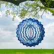 Wisząca Błystka Ozdoba Łapacz Wiatrowa 12” Mandala 3D do Ogrodu Pokoju  (6)