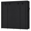 Duża Szafa Materiałowa Tekstylna Składana na Ubrania Ciuchy 175x45x170cm (4)