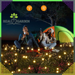 Lampa Solarna 2 Sztuki Wbijana Ogrodowa 6 Led Czujnik Zmierzchu Firefly (8)