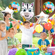 Zestaw Balonów Urodzinowych Żyrafa Zwierzęta na Urodziny Przyjęcia 5 szt (11)