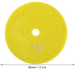 10x Tarcza Diamentowa Polerska 80mm do Szlifowania Gresu Płytek Na Rzep 150 (9)