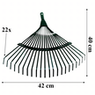 Grabie do Liści Trawy Wachlarzowe 42cm Ogrodowe z Kijem Teleskopowym 150 cm (8)