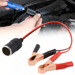 Adapter Przejściówka Gniazda Zapalniczki z Wyjściem na Krokodylki 12V 24V  (14)