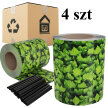 4 x Taśma Ogrodzeniowa 19cm x 35m Osłona Panelowa na Ogrodzenie Płot UV Liście (1)