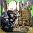 Kamizelka Taktyczna Wosjkowa Ochronna Molle Lekka Airsoft Zasobnik Asg (15)