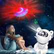 Projektor Gwiazd Astonauta Lampka Nocna Rzutnik dla Dzieci Kosmos Pilot USB (8)