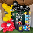 Girlanda Balonowa Zestaw Balonów na Urodziny Wyścigi Flaga 148 ele (5)